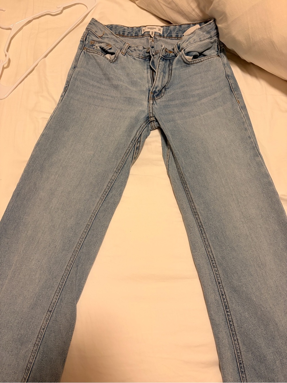 Mango Light Blue Boot-Cut Women's Jeans